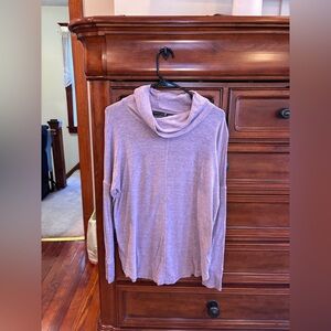 Rachel Zoe Lavender Cowl Neck Long Sleeve Top – Soft Modal Blend – Size M